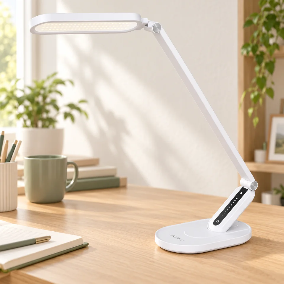 Mise en situation : JKSWT — lampe LED blanche tactile avec mémoire.